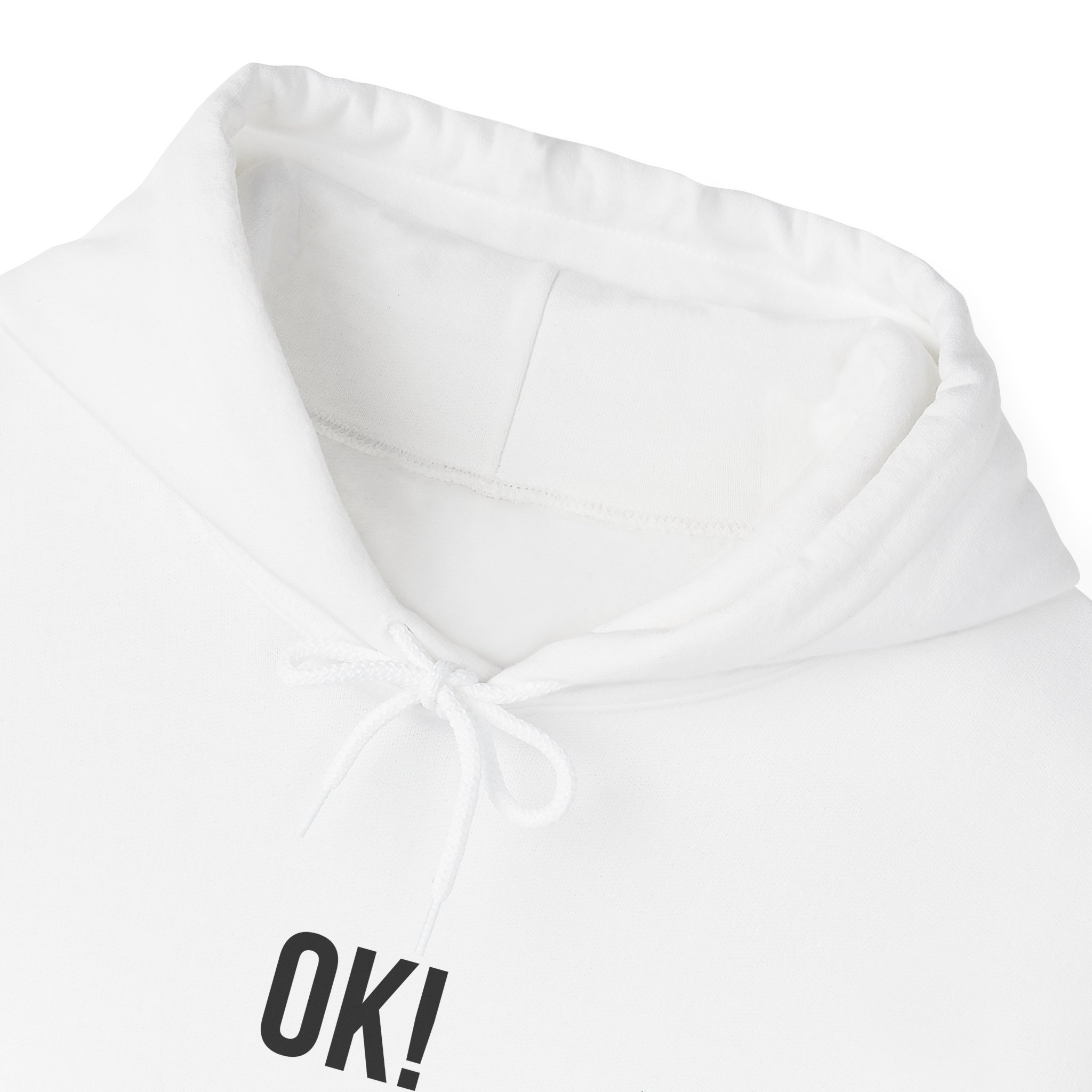 Unisex Hoodie mit Schriftzug "Ok!" - Gildan 18500 – Bild 7