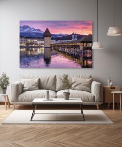 Luzern im Abendrot
